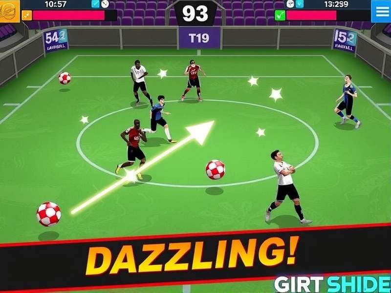 Dazzling Handball Dueling Gameplay Screenshot